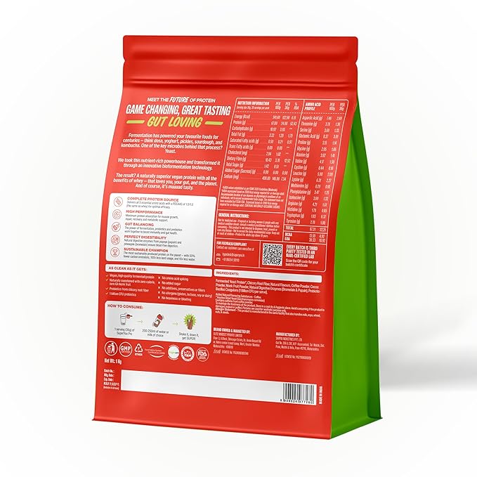 Superyou Pro Fermented Yeast Protein Isolate 1kg | 24g Protein| Cold Coffee - Image 3